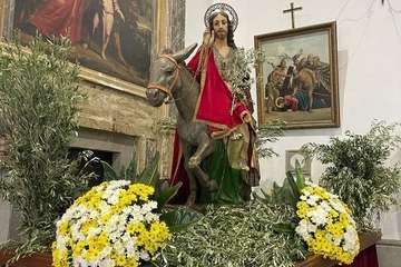 La procesión de La Burrita toma San Juan después de dos años de suspensión por la pandemia/Francisco Javier Santana y Antonio Alí.