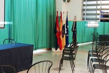 Todo a punto en La Garita para la jornada sobre seguridad en los barrios de Telde/TA.