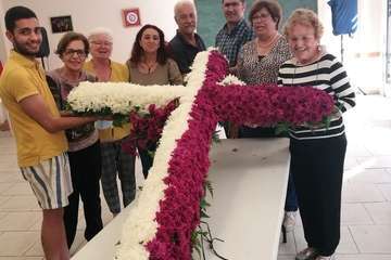 Telde se aferra al tradicional enrame de las cruces/TA, Francisco Javier Santana y Antonio Alí.