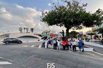  Fervor ante la talla callejera de María Auxiliadora en Telde/Francisco Javier Santana.