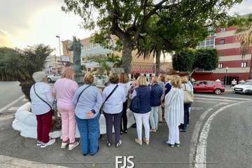  Fervor ante la talla callejera de María Auxiliadora en Telde/Francisco Javier Santana.
