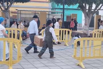  La Pardilla ofrenda a San Isidro Labrador/TA.