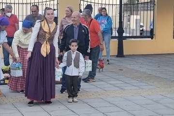  La Pardilla ofrenda a San Isidro Labrador/TA.