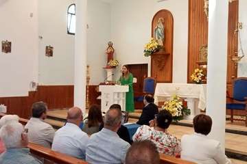 Pregón de las fiestas y homenaje a Gregoria González en la Parroquia de Santa Rita de Casia/TA.