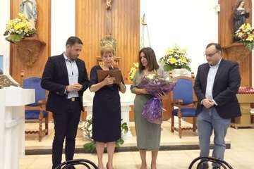 Pregón de las fiestas y homenaje a Gregoria González en la Parroquia de Santa Rita de Casia/TA.