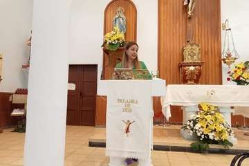 Pregón de las fiestas y homenaje a Gregoria González en la Parroquia de Santa Rita de Casia/TA.