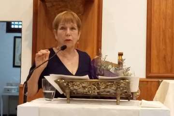 Pregón de las fiestas y homenaje a Gregoria González en la Parroquia de Santa Rita de Casia/TA.