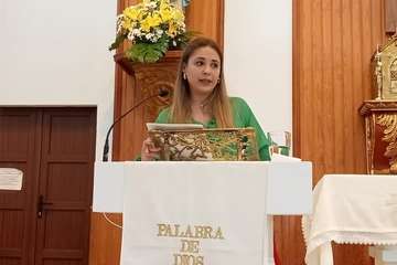 Pregón de las fiestas y homenaje a Gregoria González en la Parroquia de Santa Rita de Casia/TA.