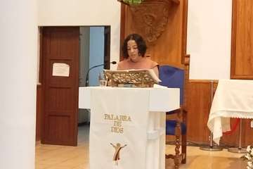 Pregón de las fiestas y homenaje a Gregoria González en la Parroquia de Santa Rita de Casia/TA.