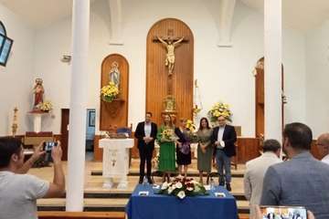 Pregón de las fiestas y homenaje a Gregoria González en la Parroquia de Santa Rita de Casia/TA.