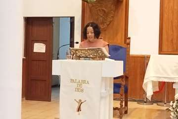 Pregón de las fiestas y homenaje a Gregoria González en la Parroquia de Santa Rita de Casia/TA.