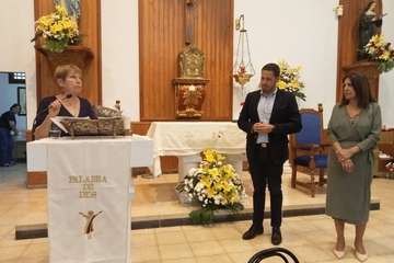 Pregón de las fiestas y homenaje a Gregoria González en la Parroquia de Santa Rita de Casia/TA.