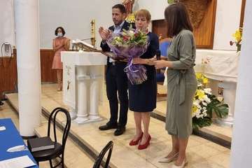 Pregón de las fiestas y homenaje a Gregoria González en la Parroquia de Santa Rita de Casia/TA.
