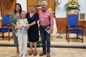 Pregón de las fiestas y homenaje a Gregoria González en la Parroquia de Santa Rita de Casia/TA.
