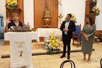 Pregón de las fiestas y homenaje a Gregoria González en la Parroquia de Santa Rita de Casia/TA.
