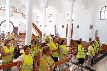 El Calero rinde pleitesía a Santa Rita en Ojos de Garza (Telde)/TA.