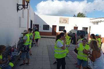 El Calero rinde pleitesía a Santa Rita en Ojos de Garza (Telde)/TA.