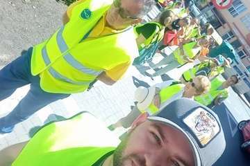 El Calero rinde pleitesía a Santa Rita en Ojos de Garza (Telde)/TA.