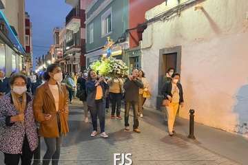 Telde madruga con el Rosario de la Aurora/Francisco Javier Santana.