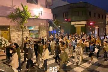 Telde madruga con el Rosario de la Aurora/Francisco Javier Santana.