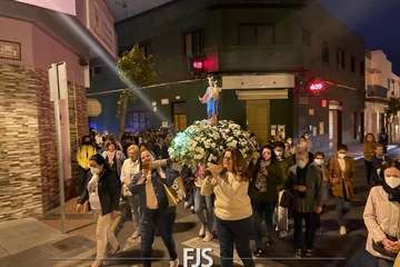 Telde madruga con el Rosario de la Aurora/Francisco Javier Santana.