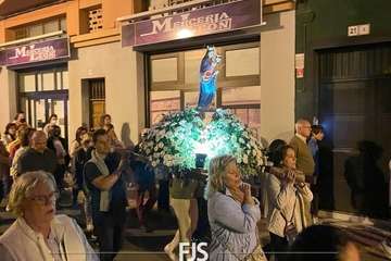 Telde madruga con el Rosario de la Aurora/Francisco Javier Santana.