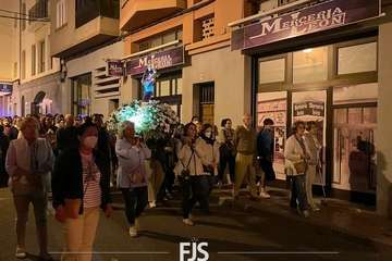 Telde madruga con el Rosario de la Aurora/Francisco Javier Santana.