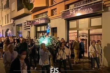 Telde madruga con el Rosario de la Aurora/Francisco Javier Santana.