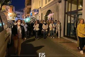 Telde madruga con el Rosario de la Aurora/Francisco Javier Santana.