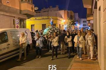 Telde madruga con el Rosario de la Aurora/Francisco Javier Santana.