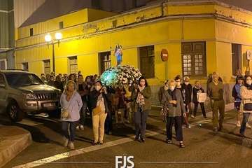 Telde madruga con el Rosario de la Aurora/Francisco Javier Santana.