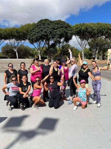 Participantes en la sesión de full body/TA.