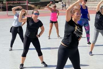 El parque urbano de San Juan se entrena en full body/TA.