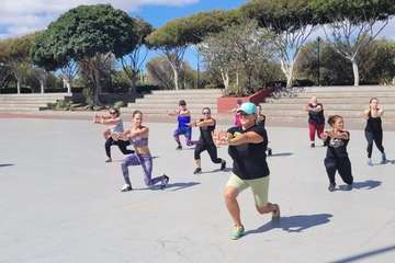 El parque urbano de San Juan se entrena en full body/TA.