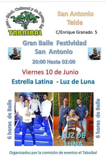 Cartel del baile de este viernes/TA.