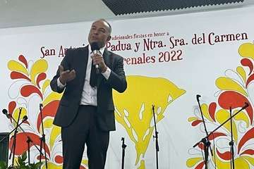 Pregón de las fiestas de Los Arenales (Telde)/TA.