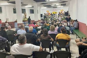 Pregón de las fiestas de Los Arenales (Telde)/TA.