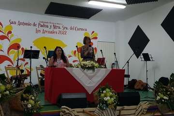 Pregón de las fiestas de Los Arenales (Telde)/TA.