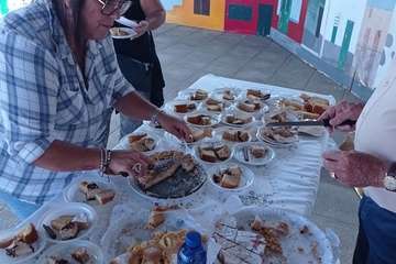 San Antonio (Telde) degusta postres y prepara sus tronos para la procesión dominical/TA.