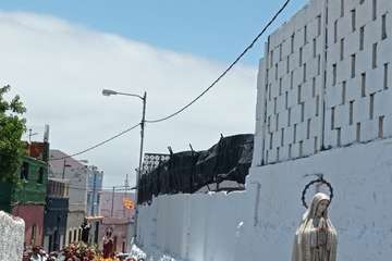 Misa, procesión religiosa y verbena del solajero en San Antonio de Telde/TA.