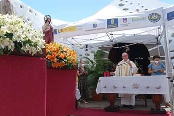 Misa, procesión religiosa y verbena del solajero en San Antonio de Telde/TA.