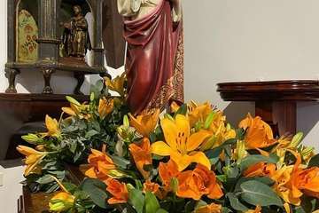 Misa, procesión religiosa y verbena del solajero en San Antonio de Telde/TA.