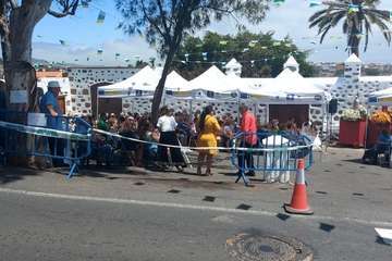 Misa, procesión religiosa y verbena del solajero en San Antonio de Telde/TA.