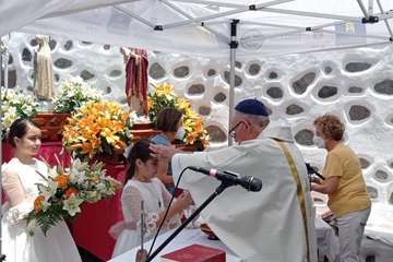 Misa, procesión religiosa y verbena del solajero en San Antonio de Telde/TA.