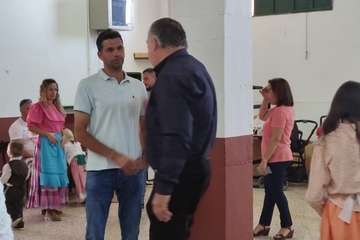 El barrio de Los Arenales saca en procesión a sus patronos San Antonio y la Virgen del Carmen/TA.