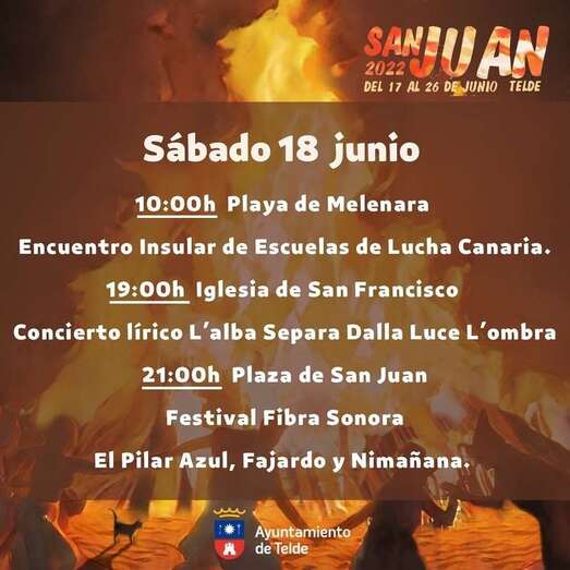 Cartel de los actos de este sábado/TA.