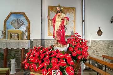 Procesión del Sagrado Corazón en La Garita (Telde)/TA.