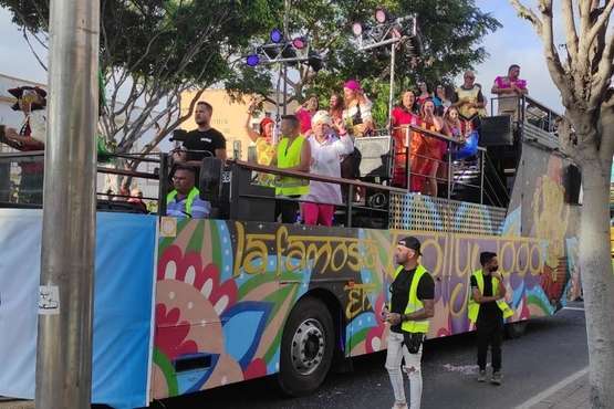 'Las famosas de Bollywood', de Telde, tercer premio de carrozas de la Cabalgata del carnaval capitalino/TA.