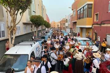 Romería popular en Marpequeña (Telde)/TA.