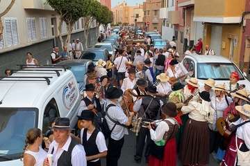 Romería popular en Marpequeña (Telde)/TA.